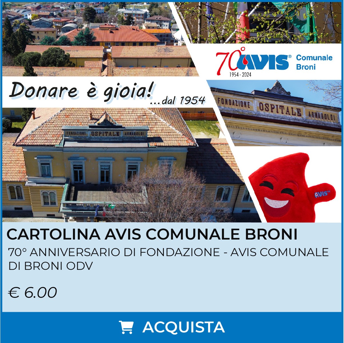 Cartolina 70° anniversario